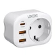 Сетевой разветвитель LENCENT WW09-F-PD 16A 4000W 4 в 1 с функцией быстрой зарядки PD+QC3.0 20W - изображение 1