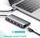 USB-хаб Ugreen CM121 9-in-1 MultiPort Adapter Gray (50538) - зображення 3