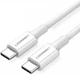 Кабель UGREEN US300 Type-C - Type-C 100W 5A Cable 2 m White (60552) - зображення 1