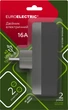 Мережевий двійник із заземленням Euroelectric X2 16A 2xUSB Чорний (EE-2/2USB-16A(black)) - изображение 3