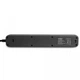 Сетевой удлинитель 3 м 4 гнезда с USB (QC3.0) и USB-C (PD18W) заземлением и кнопкой VIDEX VF-PD43G1QC1PD-B - изображение 6