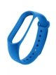 Силиконовый ремешок MRK для фитнес браслета Xiaomi Mi Band 4/3 Синий (32) с металлической кнопкой (mrk21042044) - изображение 3