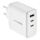 Зарядний пристрій Remax RP-U100 1USB/2Type-C, QC/PD, 5A, 65 Вт Білий - зображення 3
