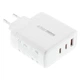 Зарядний пристрій Remax RP-U100 1USB/2Type-C, QC/PD, 5A, 65 Вт Білий - зображення 4