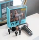 Портативний компактний ручний масажер пістолет Massage Gun DSP Encore PRO для спини і всього тіла 4 в 1 сірий - зображення 2