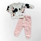 Комплект Minnie штаны с кофтой ESA 3 года 98 см Кремовый, пудровый (0369-12) - изображение 1