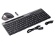 Комплект клавиатура+мышка A4Tech FB2535CS (Smoky Grey) Fstyler, бесшумный, USB, цвет дымчато-серый - изображение 5