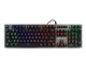 Клавіатура Bloody B760 (Grey) сіра, механічна ігрова, USB, LK-Green switches, підсвічування - зображення 1