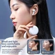 Беспроводные bluetooth стерео наушники с микрофоном в кейсе Vkstar Tws 6 pro, white - изображение 4