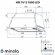 Вытяжка кухонная Minola HBI 7612 WH 1000 LED - изображение 8