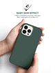Силиконовый чехол для Apple iPhone 15 Pro Max, ICON2 Case, Зеленый, противоударный, панель, защита всего корпуса, матовая поверхность Soft Touch, выступает над дисплеем, совместим с защитными стеклами и пленками, с микрофиброй - изображение 8