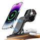 Беспроводное зарядное устройство VIKEFON док-станция 3 в 1 для смартфонов, AirPods и Apple Watch, черное (78366363) - изображение 6
