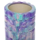 Массажный роллер ролик мфр Zelart Grid Combi Roller 9373 длина 45см Purple-Mint - изображение 6