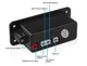 Встраиваемый модуль mp3 плеер +FM тюнер, bluetooth 5.0, 2*3W 5V (JQ-D077BT) micro-USB - изображение 3