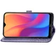 Кожаный чехол-книжка Epik Art Case с визитницей для Xiaomi Redmi 8a Фиолетовый - изображение 4