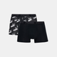 Набір чоловічих трусів 2 штуки Puma Men Aop Boxer 2P 93505401 L Чорний (8720245044950) - зображення 1