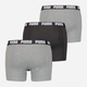 Komplet męskich majtek 3 sztuki Puma Men Everyday Boxer 3P 93529404 S Szary (8720245134798) - obraz 2