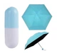 Женский карманный мини-зонт Umbrella с футляром Голубой ( З-0042) - изображение 4