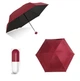 Женский карманный мини-зонт Umbrella с футляром Бордовый ( З-00431) - изображение 14