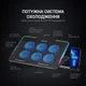 Охлаждающая подставка для ноутбука GamePro CP670 Black - изображение 7
