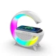 Умный светильник/Ночник с беспроводной зарядкой для телефона/Bluetooth-колонка белого цвета для бытового использования - изображение 1