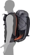 Рюкзак туристический Naturehike Rock NH19BP095 60 л + 5 л Графит в клетку (6927595761649) - изображение 5