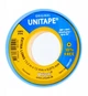 Тефлонова стрічка Unitape 13.2 м 12 мм х 0,075 мм (13118) - изображение 1