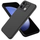Чехол Fiji Full Soft Premium для Xiaomi Redmi Note 13 5G противоударный бампер с микрофиброй Black - изображение 1