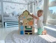 Бизиборд BusyBoard HandMade Развивающий БизиДом 70*40*40 см - изображение 3
