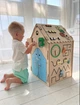 Бизиборд BusyBoard HandMade Развивающий БизиДом 70*40*40 см - изображение 6