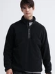 Толстовка на флисе мужская Uniqlo 567661484 2XL Черная (1159797974) - изображение 1