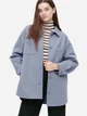 Куртка демисезонная удлиненная женская Uniqlo 71706823 XS Голубая (1159797406) - изображение 1
