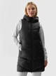 Теплый жилет удлиненный женский 4F Vest Jacket F114 4FWSS24TVJAF114-20S S Черный (5904698678471) - изображение 1