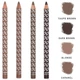 Карандаш для бровей пудровый Taupe Brown серо-коричневый Zola - изображение 4