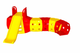 Дитяча Гірка з тунелем DOLONI-TOYS Червоно-жовта 01470/2 - зображення 1