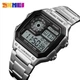 Мужские наручные электронные часы Skmei 1335 Ripple Silver - изображение 3