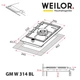 Варочная поверхность газовая Weilor GM W 314 BL - изображение 5