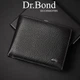 Кошелек мужской Classic с магнитным замком из натуральной кожи DR. BOND MSM-1 черный - изображение 1