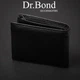 Кошелек мужской Classic с магнитным замком из натуральной кожи DR. BOND MSM-1 черный - изображение 5