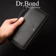 Чоловічий великий кошелек-клатч з натуральної шкіри DR. BOND MS-41 чорний - зображення 5