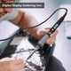 Паяльний набір з РК-дисплеєм JCD 90W 20в1 220V керамічний паяльник з мультиметром A830L у футлярі (sv3682) - зображення 6