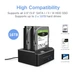 Док станція RSHTECH DS02 для HDD SSD 2.5" 3.5" SATA III USB3.0 з функцією клонування HUB картрідер - зображення 3