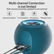 Портативная колонка TG337 5W с подсветкой и ремешком Blue - изображение 2