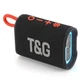 Портативна Bluetooth колонка TG396 5W з RGB підсвічуванням Black - зображення 1