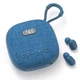Портативна Bluetooth колонка TG813 IPX5 з навушниками Blue - зображення 1