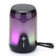 Портативная колонка TG652 5W с RGB подсветкой и ремешком Black - изображение 1