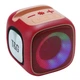 Портативная Bluetooth колонка TG359 7W с RGB подсветкой Red - изображение 1