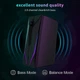 Колонки компьютерные с RGB подсветкой Kisonli 110MG питание от USB, 2 х 3Вт - изображение 5