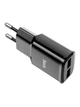 Мережевий зарядний пристрій 2USB Hoco 220V Блок живлення + кабель iPhone Lightning Black - зображення 2