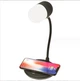Настільна лампа LED Digad 28LM Wireless Charger з функцією бездротової зарядки телефону та bluethooth колонки 3 в 1 Чорна - зображення 9